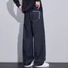Nuevos jeans rectos semi-elásticos de moda estilo americano para otoño e invierno para hombre, cómodos y versátiles, con un tacto de alta gama, pantalones largos casuales