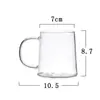 Sala de Estar Jarra Grande Taza Tetera de Agua Juego Hogareño Vidrio de Borosilicato Alto Tetera de Agua Fría Gran Capacidad Jarra de Bebida Ámbar