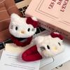 Lindo gatito de peluche dulce Ankora lazo rojo horquilla chica flequillo dibujos animados BB accesorios para el cabello horquilla