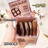 JONBOS Chocolate Em Pó Puff Air Cushion Flocagem De Pó Puff Mini Polegar Em Pó Puff Dedo Maquiagem Corretivo Fundação Puff