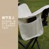 Cadeira Dobrável para Exterior com Acolchoamento de Algodão, Cadeira Lua de Acampamento, Encosto Espessado Portátil Dobrável para Piquenique e Pesca