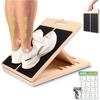 Estirador de pie inclinado de madera para el hogar, tabla de estiramiento plegable ajustable de madera, taburete para piernas, tabla de equilibrio