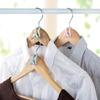 2278 Creative Non-slip Hanger Hanger Hanger Companion Gancho sem costura empilhável Mini gancho pequeno 5 Pack K