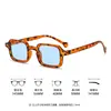 Gafas de Sol Cuadradas Europeas y Americanas para Chicas Populares para Tomar Fotos y Mostrar sus Rostros, Gafas Pequeñas de Moda, Gafas de Sol, Gafas de Sol Anti-UV
