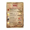 Divulgación Científica sobre Conocimiento de la Cerveza, Letrero Retro de Lata y Aluminio, Pintura de Decoración de Paredes para Bares, Restaurantes de Barbacoa, Ktvs, Letrero Metálico