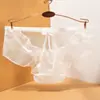 Nuevos Calzones de Encaje para Mujer Sexy de Cintura Baja Cómodos Sin Costuras de Malla Transparentes Calados Tentación Chica Calzones Triángulo