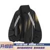 Jaqueta baseball fitcl estilo curto ean outono marca trendy gola alta jaqueta esportiva para homens listrada azul 2026 rígida