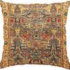 Funda de almohada estilo étnico bohemio con estampado vintage, funda de cojín para decoración del hogar, sofá, oficina, extraíble y lavable