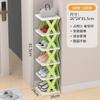 Sapateira Doméstica Rack de Armazenamento para Entrada Interior Pequeno Estreito Multicamadas Simples Armário de Sapatos para Dormitório de Estudantes Economizador de Espaço