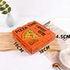 Cajas de Empaque para Pizza de Papel de Aluminio para Uso Comercial 7/8/9/ 10 pulgadas Desechables Espesadas Empaque para Llevar Venta al por Mayor