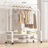 Tendedero de Ropa de Piso Vertical para Dormitorio Hogar Perchero Colgador Balcón Simple Engrosado Barra de Secado Tendedero