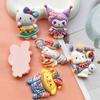 Desenho animado grande brilhante circo Sanrio acessórios de resina faça você mesmo cola creme adesivo de geladeira material de joalheria atacado