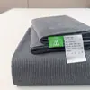 Uso Cuatro Estaciones, Dormitorio Estudiantil, Estilo Muji, Sencillo, Algodón Puro, Teñido en Hilo, Grado Materno e Infantil, Juego de Sábanas de Algodón Lavado de Tres Piezas