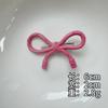Presilha de Cabelo com Laço de Bolinhas, Presilha Lateral, Estilo Doce para Meninas, Presilha para Franja, Grampo de Cabelo, Presilha Bico de Pato, Piranha, Acessório de Cabelo
