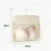 Bolsa de malla colgante multicapa, bolsa de almacenamiento portátil para organizar ropa interior, calcetines y otros artículos, bolsa de almacenamiento para colgar detrás de la puerta del armario