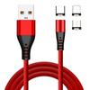 Cable de Carga Magnético de Silicona Verdadera Magnético Uno a Tres Adecuado para iphone Cable de Datos Magnético TIPO C USB