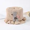 Bufanda para el cuello de niños Cubrecuellos para niños y niñas Bebé Invierno Lana Tejida Cálido Protector de cuello Casual Niños y Niñas