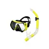 Conjunto de óculos de mergulho e snorkel transfronteiriço para homens e mulheres, máscara de mergulho de armação grande, snorkel úmido, conjunto de equipamento de snorkel de duas peças