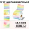 Papel Térmico de Etiqueta de Colores Transfronterizo Detong P1/P2 Venta al por Mayor de Puntos Papel Térmico para Empaque de Regalo Decorativo Cosmético