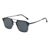 Gafas de Sol de Doble Puente que Cambian de Color Modelo Nuevo 2025 para Hombres y Mujeres, Gafas con Montura Anti-Luz Azul, Gafas de Sol de Moda Anti-UV para Conducir