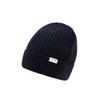 Em estoque Chapéu de malha de inverno para homens e mulheres Casal Camada dupla espessada quente chapéu de lã Baotou Cold Cap Fold-up Pullover Cap