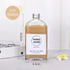 2 Duas pequenas garrafas de vinho garrafa de vinho de frutas garrafa de bebida de café garrafa de vidro de licor de suco de frutas criativa garrafa de bebida transparente para levar