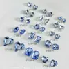 Rhinestones K9 azul claro con base puntiaguda para decoración de uñas, modernos y brillantes, de colores caramelo, cuadrados gruesos, con forma de corazón y otras formas especiales, venta al por mayor