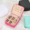 Bolsa con cierre para Joyería, Pendientes, Aretes, Collares, Anillos, Caja de Almacenamiento Portátil, Joyero, Organizador de Joyería