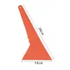 Raspador de Película para Ventanas Transfronterizo, Raspador de Película Triangular de Base Estrecha, Adecuado para Parabrisas de Automóviles/Camiones
