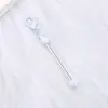 Nuevo Llavero de Varilla de Cuentas Mini DIY Colorido Colgante para Mochila de Mujer Accesorios para Senderismo al Aire Libre Venta al por Mayor en Stock