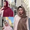 Bufanda Larga de Bambú Popular Transfronteriza Casual Versátil Personalidad Color Sólido Minimalista Cómoda Transpirable Ropa de Viaje Chal Multiusos