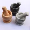 Amassador de alho em mármore natural, almofariz de pedra doméstico tradicional para alho, ferramenta de moagem em mármore, fabricante de almofariz de pedra