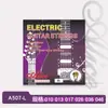 Cuerdas para Guitarra Eléctrica Alice/Alice A507 con Recubrimiento Anti-Óxido, Cuerdas Entorchadas de Aleación Niquelada, Juego de 6 Cuerdas