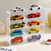 Temu Transfronterizo Domeka Hot Wheels Modelo de Coche de Juguete de Aleación Caja de Almacenamiento Soporte de Exhibición Vitrina Acrílica