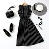 Comércio Exterior Roupas para Mulheres de Meia-Idade e Idosas, Roupas para Mães, Vestido de Comprimento Médio, Novo Estilo Solto de Verão, Afinando e Rejuvenescedor