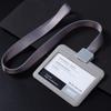 Dezhi trabalho cordão conjunto high-end empresa listagem cartão de trabalho conjunto peito cartão de entrada guarda de trabalho cartão de fábrica conjunto de proteção de cartão de fábrica