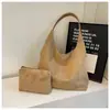 Bolsos de Gamuza de Venta Caliente Transfronterizos para Mujer, Gran Capacidad, Nuevo Estilo 2026, Bolso de Hombro Casual Simple para el Trabajo