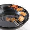 304 aço inoxidável linha espessada semicírculo pendurado panela frita óleo drenante linha rack cozinha isolado pote rack fumegante rack fritadeira