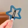Pinza para Flequillo, Pasador, Nueva Tendencia Chica Estampado Leopardo Puntos Nube Pin Lateral Bb Colección de Accesorios para el Cabello Versátiles