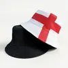 Mundial 2026 Bandera Nacional de Inglaterra Impresa Sombrero de Pescador Bandera Roja Evento Deportivo Animación Sombrero de Pescador