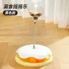 Nuevo artefacto interactivo con forma de campana para gatos con forma de vaso de plumas, puede ser un juguete para gatos de autodescanso al por mayor