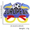 Gafas Decorativas Copa Europea Alemana Accesorios para Fotos de Partidos de Fútbol Aficionados Estadounidenses, Canadienses y Mexicanos Monturas de Gafas para Animar