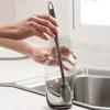 Venta Directa de Fábrica Cepillo para Tazas de Mango Largo de Silicona, Cepillo para Tazas de Agua, Cepillo para Botellas, Limpiador de Manchas de Té, Cepillo de Limpieza para Espacios sin Ángulos Muertos de Cocina