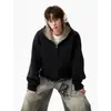 Tienda Oficial FDR Sudadera con Capucha y Estampado de Leopardo 7A Antibacterial para Hombres y Mujeres Primavera Estilo Americano Almacenamiento de Calor Bloqueo de Temperatura Parte Superior