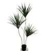 Decoración de planta artificial grande Nórdica planta verde artificial maceta decoración árbol árbol de la sangre de dragón interior sala de estar piso bonsái