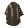 Camisa polo de manga larga de alta calidad, estilo vintage, marca NASA para hombre, con corte relajado y un look sofisticado y casual, perfecta para otoño