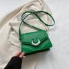 Bolso pequeño de color liso para mujer, sencillo y de moda para ir al trabajo, primavera y verano 2023, nuevo y popular bolso de mensajero de hombro este año