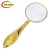 Lupa Portátil 5X con Mango Estampado Estilo Europeo, Lente de Vidrio de 45 mm, Lupa de Lectura Premium Totalmente Metálica, Disponible en Dos Colores