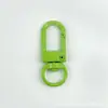 Atacado Baking Paint Candy Fivela de porta de três pontos Fivela de metal em forma de U com fivela de corrente de bagagem de 8 palavras Acessórios Fivela de cachorro