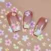 Redanco5D Estampado Estilo Ins Popular Dibujos Animados Pegatinas para Uñas Flor Linda Estéreo Pegatinas para Uñas Dr1457